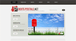 Desktop Screenshot of boite-postale.net