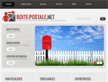 Tablet Screenshot of boite-postale.net